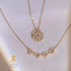 2-in-1 Magnetic Four Leaf Clover Necklace