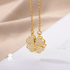 2-in-1 Magnetic Four Leaf Clover Necklace