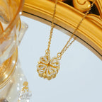 2-in-1 Magnetic Four Leaf Clover Necklace