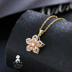 Zircon Rotating Chain Necklace